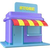 3d store icon
